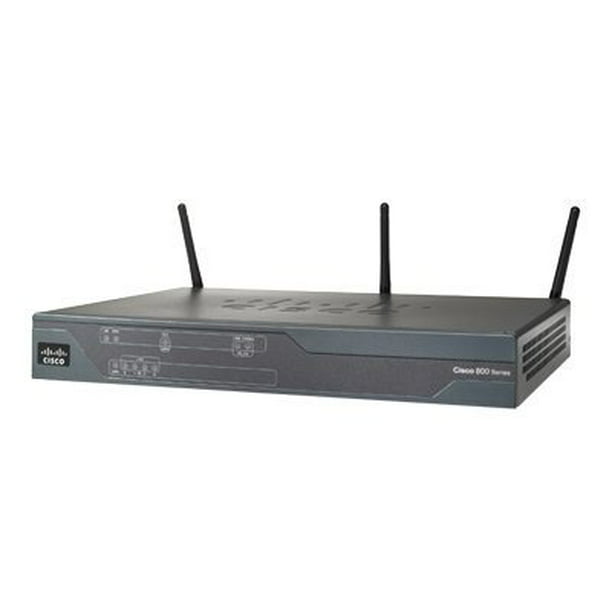 Cisco 867VAE-POE with WiFi - Wireless router - DSL modem - 5-port switch - GigE - WAN ports: 2 802.11b/g/n (draft 2.0) - 2.4 GHz - Walmart.com