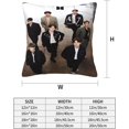 thumbnail image 4 of Pillow Covers Square Soft Pillowcase Cushion Cover for Music Lovers Home Decor Ei50 16"X16", 4 of 6
