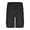 Black, variant on Men's Solid Color Drawstring Elastic Waist Cargo Shorts With Pockets Casual Loose Fit Straight Leg 5 Inch Length Pants Sports Wear Men Shorts Extra Long Shorts for Men