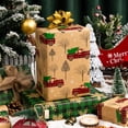 thumbnail image 2 of Papel de regalo Yarcony Kraft para Navidad, 17 x 305 cm, 3 rollos, 2 of 7