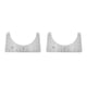 thumbnail image 3 of Injueey 1pc T -Shirt Ruler Designing Shirt Guide Ruler Round Collar Centering Alignment Tool T Shirt Rulers Guide Size Chart Ruler Pequeño 10*6 pulgadas 2Conjunto, 3 of 6