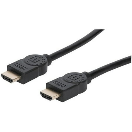 Manhattan 355360 Premium High-speed Hdmi Cable With Ethernet (15 Feet)