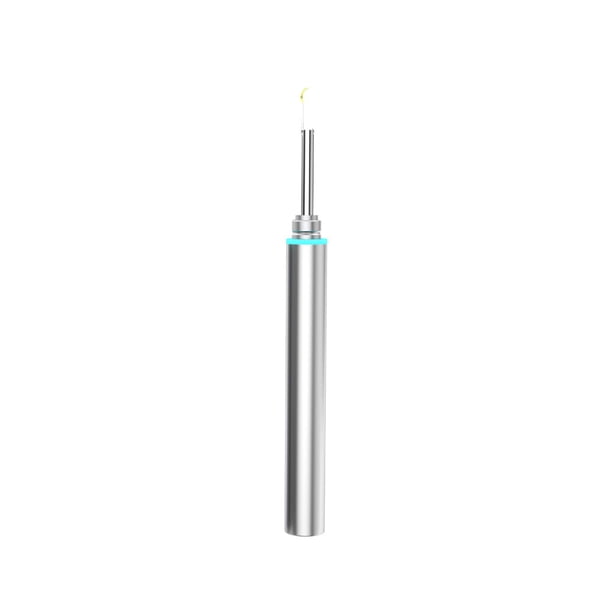 Kearding Otoscopio, cera para los oídos, cuchara de excavación Visual, precisión de alta definición, espejo para recoger el cuerpo, Control de Electrodomésticos Plata Kearding HA064723-02