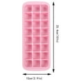 thumbnail image 3 of Silicone Ice Cube Trays, 24 Cubes Soft Ice Tray with PP Removable Lid, Easy Release Square Ice Cube Maker for Freezer , , Juice (Multicolor), 3 of 9