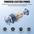 thumbnail image 3 of M optimized 13800lbs Electric Winch, Waterproof IP67 80ft Steel Cable/85ft Red Synthetic Rope Truck Winch with Wireless Handheld Remote, 12V Power Winch Winch, 3 of 7