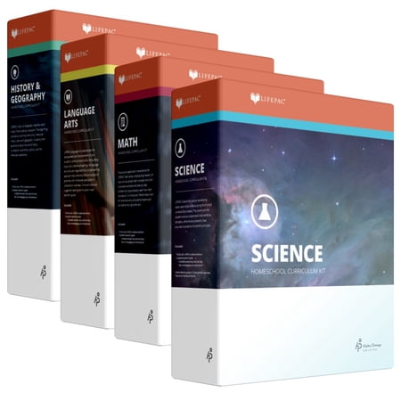 Lifepac Core 4 Subject Set Grade 8
