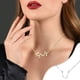 thumbnail image 4 of Qarigey Collar de amistad con diamantes de imitación con tema de constelación, cadena de joyería exquisita ajustable Ins, colgante de plata Acuario Plata 20Conjunto, 4 of 6