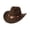 Coffee, variant on SUXIAN Kids Cowboy Hat Classic Western Style Wide Brim Wool Felt Heart Embellishment Festival Jazz B