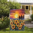 thumbnail image 4 of Sunflowers Summer Garden Flag Farm Barn Floral 12" x 18", 4 of 5
