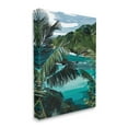 thumbnail image 3 of Stupell Industries Tropical Ocean Inlet Lush Palm Tree Hills Graphic Art Gallery Wrapped Canvas Print Wall Art, Design by Amelia Noyes, 3 of 5
