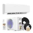 thumbnail image 1 of DEXTRUS 18000 BTU Mini Split Air Conditioner with Heat Pump, 21 SEER2 Ductless AC for 1250 Sq Ft, WiFi & Alexa, R32 Refrigerant, White, 1 of 10