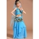 thumbnail image 1 of Disfraz de danza del vientre Macarena para niños 5 piezas Vestido con borlas de monedas azul, 1 of 8