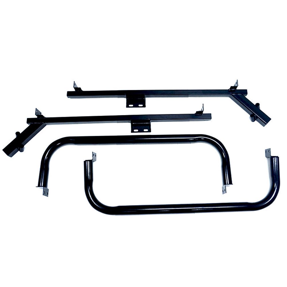 Mega Nerf Bars Black for Club Car Precedent Golf Carts 2004+
