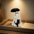 thumbnail image 7 of Gothic Ghost Resin Statue Spooky Cute Figurine with Umbrella and Cat Halloween Decor for Home Desk Shelf Party Ornament White Witchcraft Collectible, 7 of 7