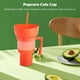 thumbnail image 5 of Snack Bowl Drink Cup con pajita de gran capacidad Drink Snack Bowl para Cinema Beach, 5 of 6
