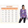 thumbnail image 3 of FORMRS Womens Long Sleeve Shirts UPF 50+ Sun Protection Quick Dry Fishing Hiking Tops, Size S-2XL, Halloween Purple Ghosts, 3 of 8