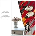 thumbnail image 5 of Vibrant Colors Butterfly Curtains, Geometric Paint Graffiti Window Treatments 2 Panel Set, Privacy Curtains 90% Shading, Noise Reduction and Energy Saving for Living Room Bedroom-W42xL54in, 5 of 6