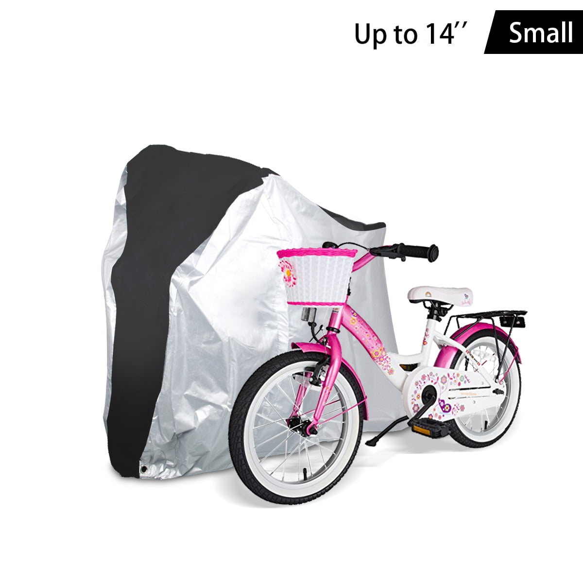 Foldable Bike Storage Bag with Anti-Theft Lock Holes Outdoor Waterproof Anti-Dust Bicycle Wheel Cover Bicycle Cover Large Size Bike Cover for Mountain & Road Bike