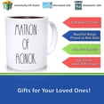 thumbnail image 2 of Matron Of Honor Gift Mug, Bridal Party Gift For Sister, Bridesmaid Gift, Wedding Party Gift Mug Large Font, Gift From Bride, Ceramic Novelty Coffee Mug, Tea Cup, Gift Presen, 2 of 2