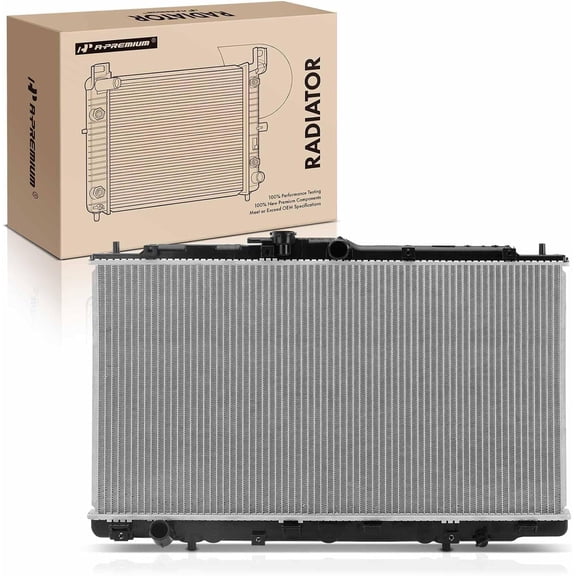 A-Premium Engine Coolant Radiator Assembly Compatible with Acura CL 2001 2002 2003, TL 2002 2003, Replace# 19010PJEA51