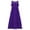 Purple, variant on YONGHS Kids Girls Wedding Bridesmaid Dress Lace Chiffon Maxi Long Gown 4-16