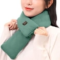 thumbnail image 3 of 3 Heating Thermal Neck Wrap - Cordless Heated Neck Pad & Brace, Soft Neck Warmer Scarf for Cold Weather, Daily Commute, Portable Design,Size:One Size, 3 of 6