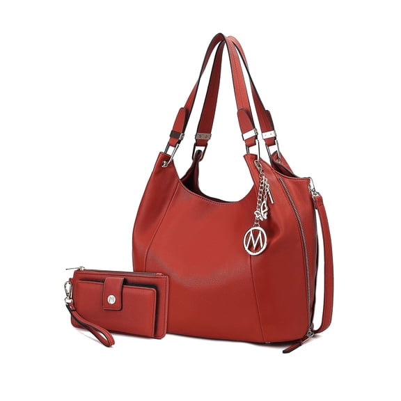 MKF Collection Calina Expandable Shoulder Bag Women's Crossbody Bag Handbag Purse by Mia K