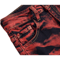 thumbnail image 6 of Boy's Skinny Jeans Slim Fit Stylish Washed Comfy Denim Pants Red 12, 6 of 7