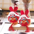 thumbnail image 4 of Cute Plush Rabbit Pendant Soft Stuffed Doll Toy Year Of The Rabbit 2023 Mascot, 4 of 4
