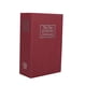 thumbnail image 2 of Caja de seguridad con cerradura de llave, libro de diccionario oculto secreto, caja fuerte de seguridad para joyas en efectivo (rojo), 1 ud., 2 of 4