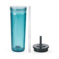 thumbnail image 6 of BUILT Torrent 24 oz Double-Wall Acrylic Tumbler Water Bottle with Straw, Teal, 6 of 11