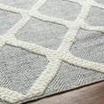 thumbnail image 6 of Hauteloom Della Recycled Material Living Room, Bedroom Area Rug - Gray - 6' x 9', 6 of 9