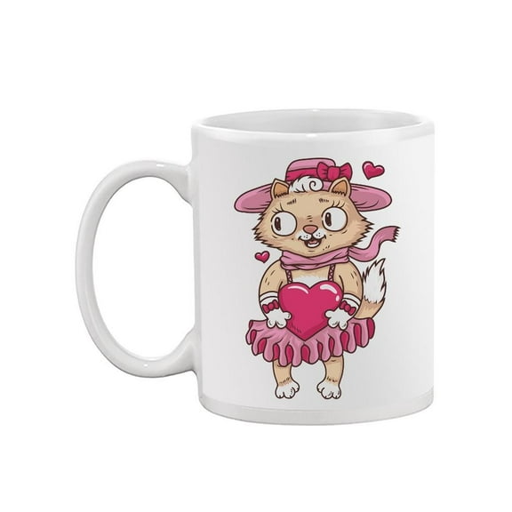 Romantic Cat Mug - Image by Shutterstock