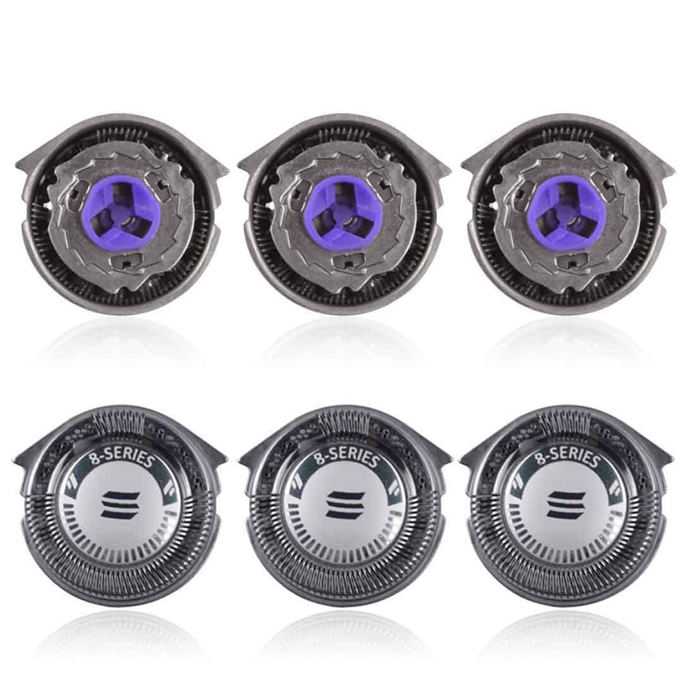 3pcs Replacement Heads for Philips Norelco HQ8 / HQ8894 / HQ7160