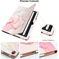 thumbnail image 4 of elitegadget Case for Onn 8 Inch Tablet (2024 Model) Gen 4 - Slim Lightweight Folio PU Leather Folding Stand Cover Case + 1 Random Stylus (Pink Marble), 4 of 4