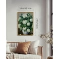 thumbnail image 6 of Drsoum 16x24in Framed Canvas Wall Decor Vintage Classical White Hydrangea Flower Room Artwork for Bathroom Bedroom Living Room - Natural Framed, 6 of 7