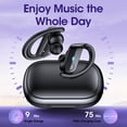 thumbnail image 4 of VEATOOL T8 Wireless Earbuds Bluetooth Headphones Sport, 2025 Bluetooth Earbuds Stereo Ear Buds, Noise Cancelling Mic, IPX7 Waterproof Headset for Workout/Running Black, 4 of 7