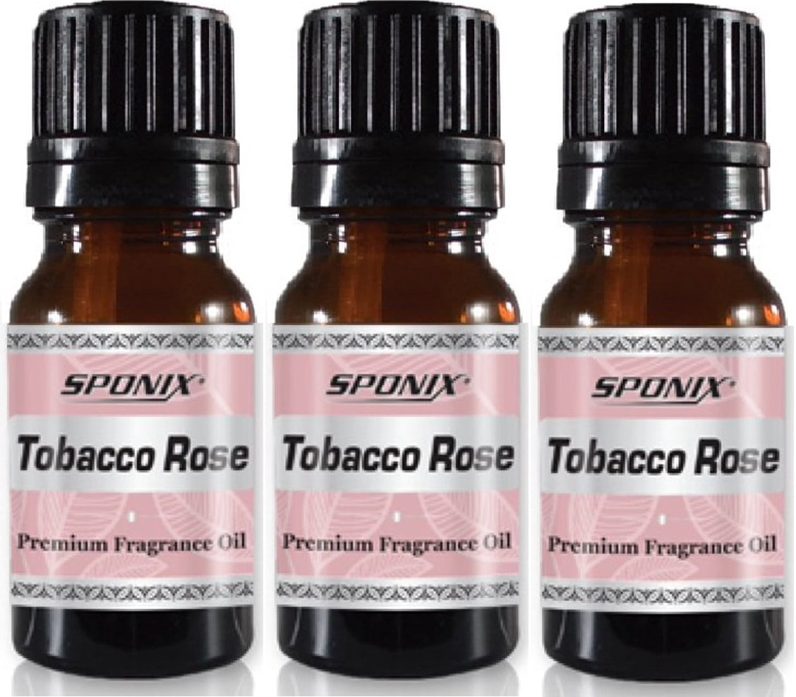 Tobacco Rose Fragrance Oil 10 ml / 0.33 oz 100 Pure by Sponix Made