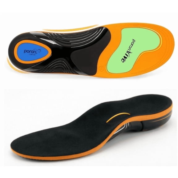 Work Boot Insoles for Standing All Day, High Arch Support Orthotic Shoe Inserts Relief Plantar Fasciitis, Flat Feet, Achilles Tendonitis - Women Men - M(Men's 8-9)