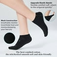 thumbnail image 2 of NevEND 6 Pairs Ankle Socks Women's and Men - Soft Thin Cotton Athletic Breathable Mesh Running Low Cut No Show Summer Socks, 2 of 7