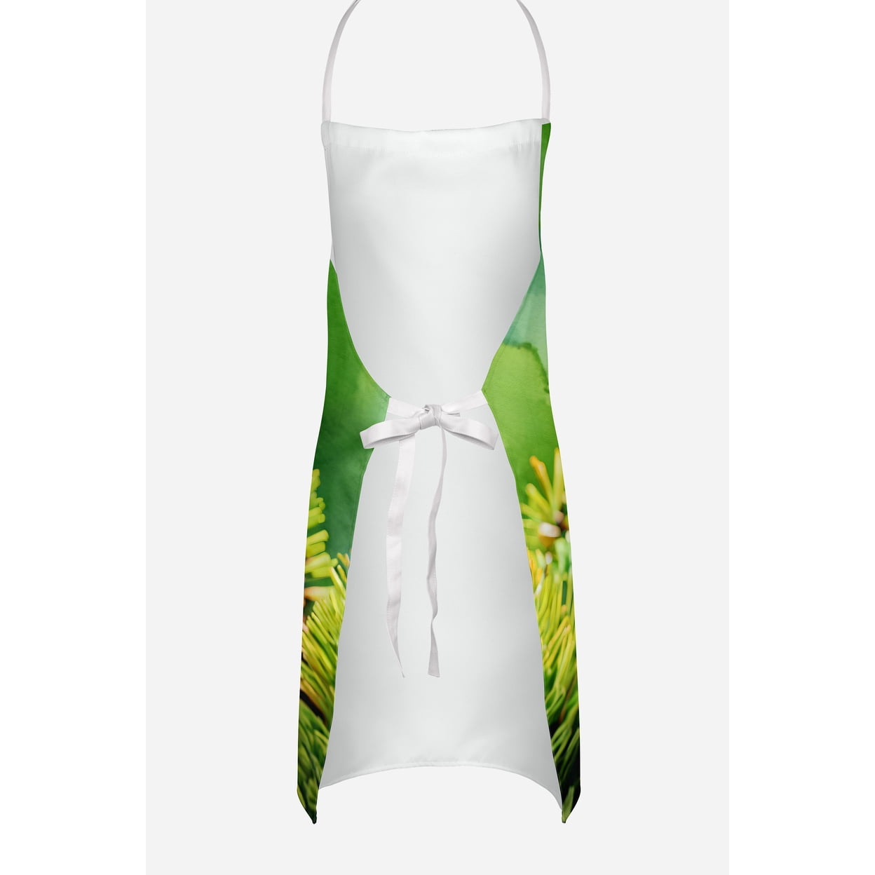 Maine White Pine Cone and Tassels in Watercolor Apron 27 in x 30 in