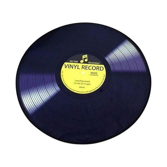 Vinyl Record Rug Mat Cushion Retro Cd Round Carpet Sofa Carpets Non-slip Mat Blanket For Door Kid