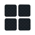 thumbnail image 2 of Kll Square Drink Coasters Set Of 4,Pu Leather Absorbent Coasters Set Decorative Coffee Cup Coasters Housewarming Gift For Home Decor-Black Fish Scales, 2 of 9