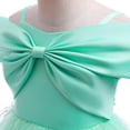 thumbnail image 4 of Girls Off Shoulder Tulle Dress Bridesmaid Princess Birthday Party Ball Gown 3-9 Years, 4 of 6