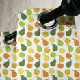 thumbnail image 3 of Ambesonne Fruits Grommet Curtain, Apple Pears Fresh Garden, 50" x 120", Hunter Green and Yellow, 3 of 6