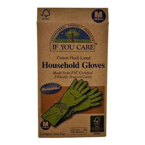 If You Care AY67053 If You Care Medium Household Gloves -12x1 Pair