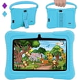 thumbnail image 1 of Tableta para niños Veidoo, 32GB de almacenamiento, WiFi, tableta Android de 7 pulgadas para niños pequeños(azul), 1 of 5