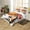 Orange Orange Pink, variant on Erosebridal Corgi Dog Comforter Cover Queen,Crow Cherry Blossom Bedding Sets Queen Size,Japanese Style Decor,Reversible,3pcs(No Comforter)