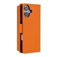 thumbnail image 3 of For Apple iPhone 17 6.3"【RFID Blocking 】Diamond Grid Wallet Case Magnetic Flip Cover 7-Card Slots Zipper Pocket With Detachable Shoulder Strap And Wrist Strap,Orange,For iPhone 17, 3 of 9