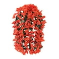 thumbnail image 2 of Colgante De Pared De Gloria De La Mañana Buganvillas artificiales de plástico de 12 tenedores y 156 flores, 73 cm de alto, para colgar en la pared y decorar el techo (1 unidad) JASKFLY, 2 of 9